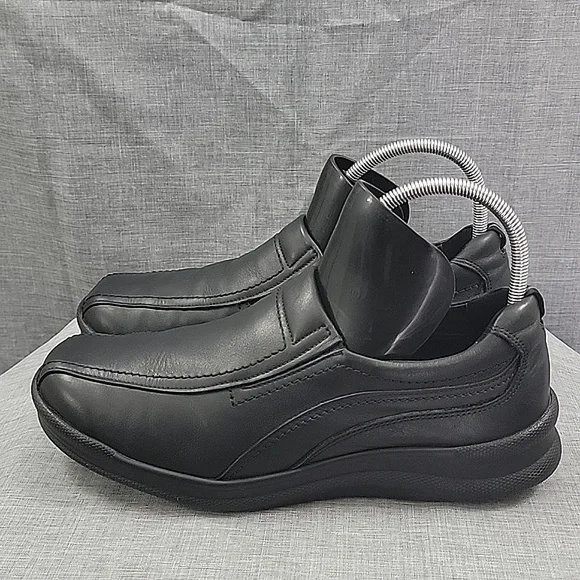 SAS Men's Cruise On Black leather slip-on loafers comfort shoes Men's SZ 11M